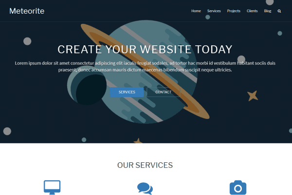 Meteorite WordPress Theme